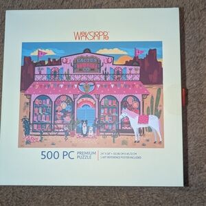 NWT 500 piece Werkshoppe Puzzle - Cactus Cowgirl Co
